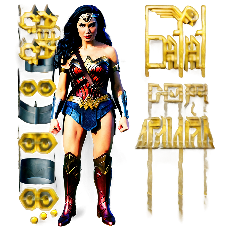 Wonder Woman Modern Look Png Esy66