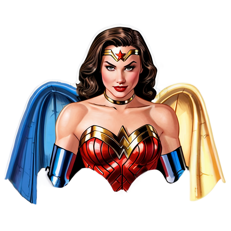 Wonder Woman With Cape Png 05212024