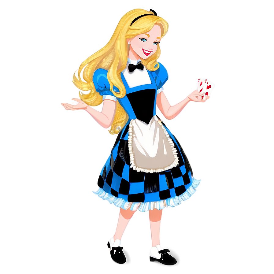 Wonderland Alice Illustration PNG vrx99 PNG with transparent background
