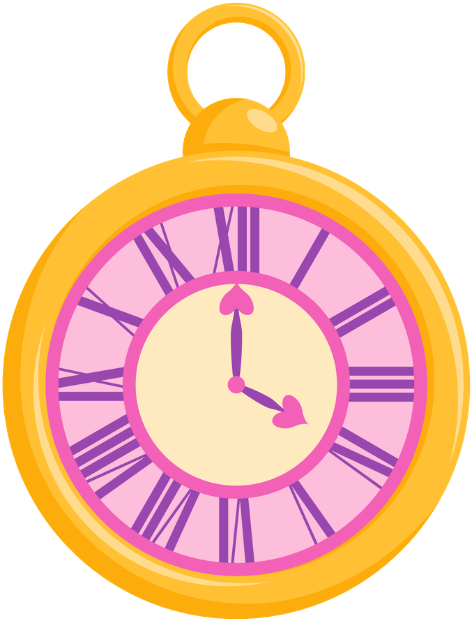 Alice In Wonderland Clipart Clock - Pocket Watch Alice In Wonderland Clipart, HD Png Download PNG with transparent background
