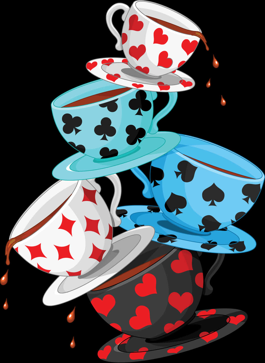 Wonderland Tea Party Cups