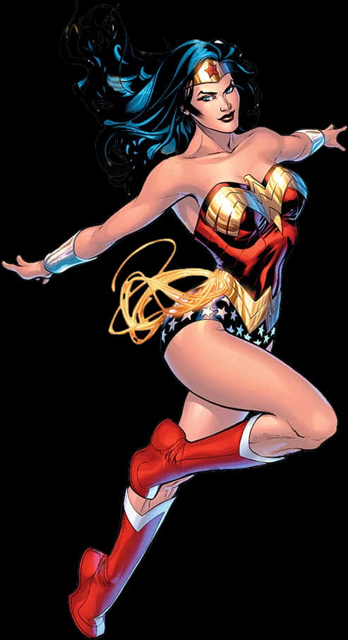Wonderwoman Png - Wonderwoman - Original Wonder Woman Cartoon, Transparent Png PNG with transparent background