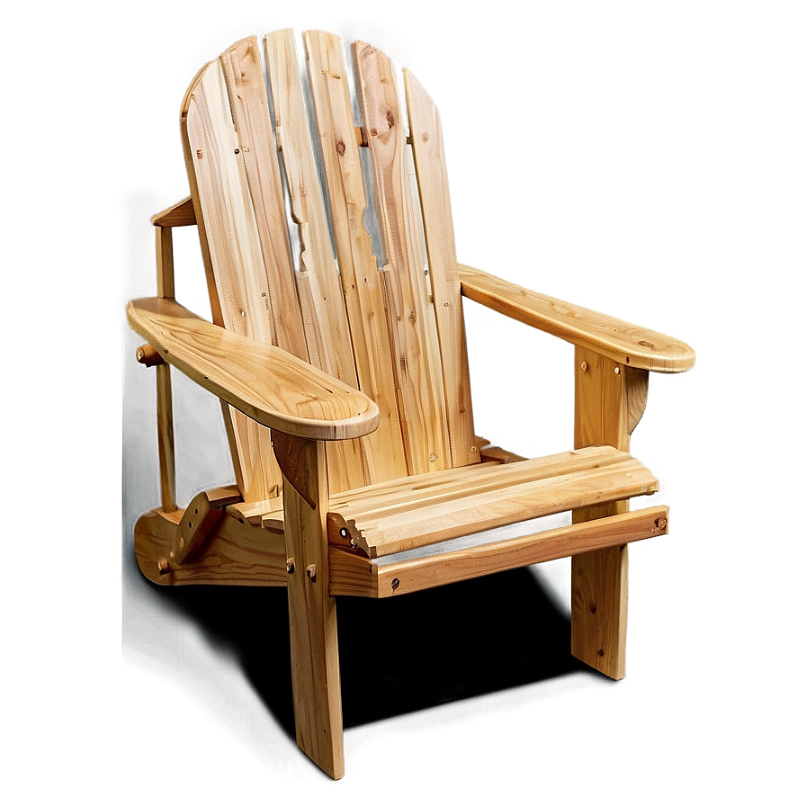 Wood Adirondack Chair Png Pdv