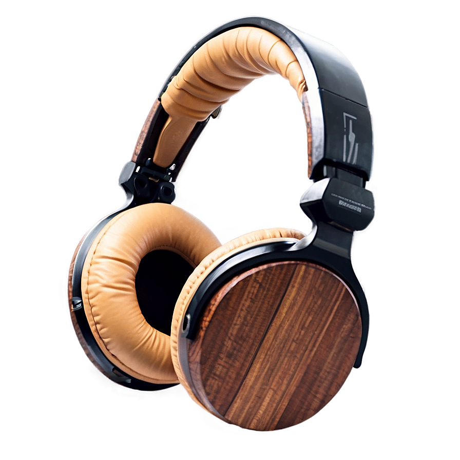 Wood Finish Headphone Png Nsw