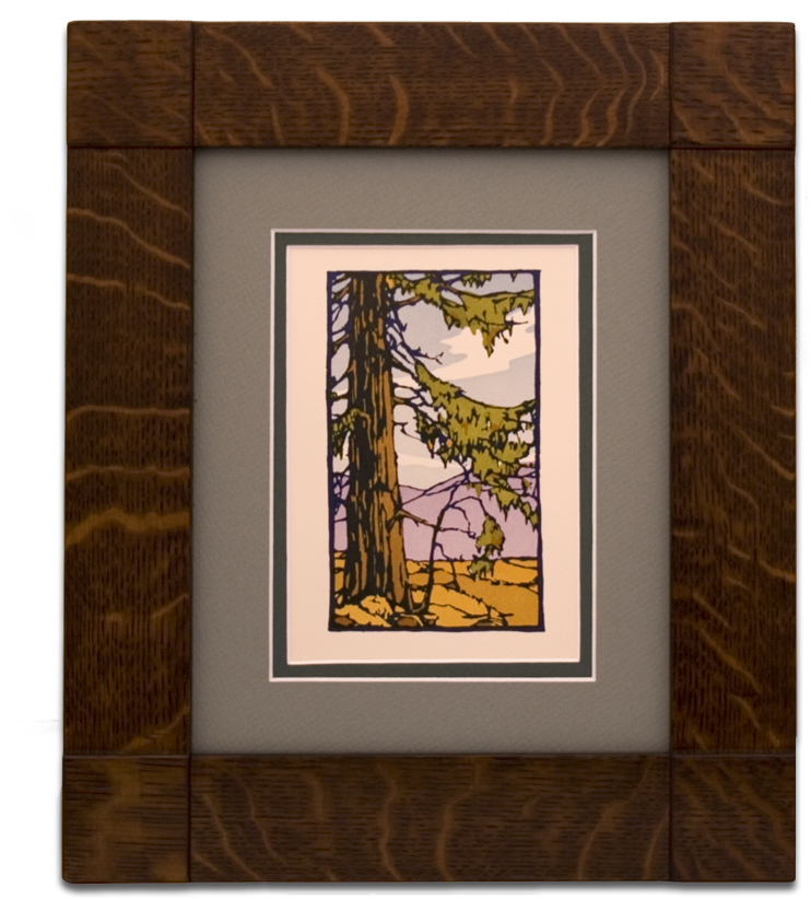 Wood Frame Artwork Display