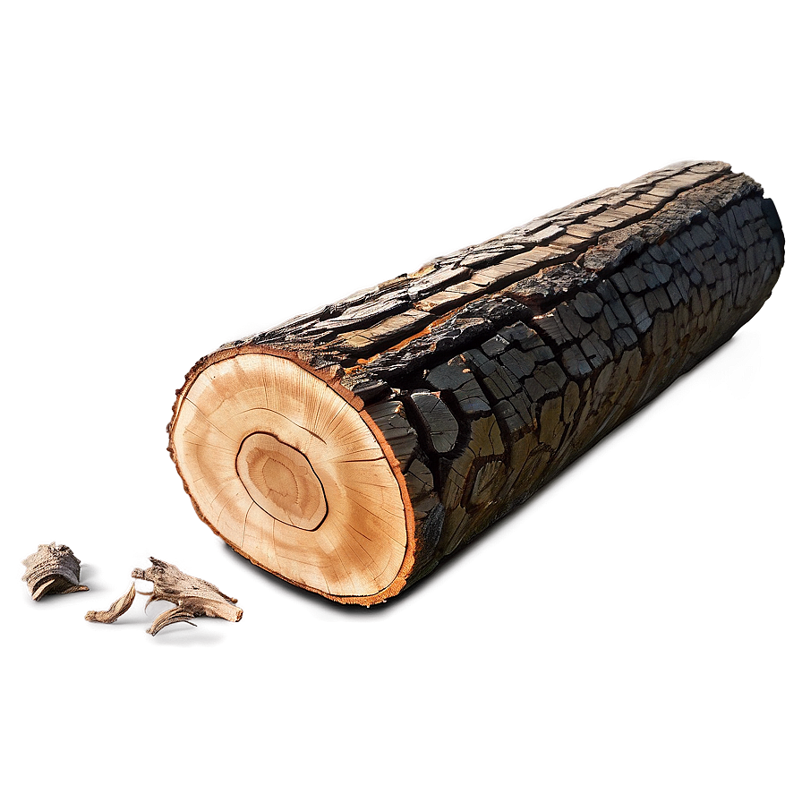 Wood Log Design Png 06292024