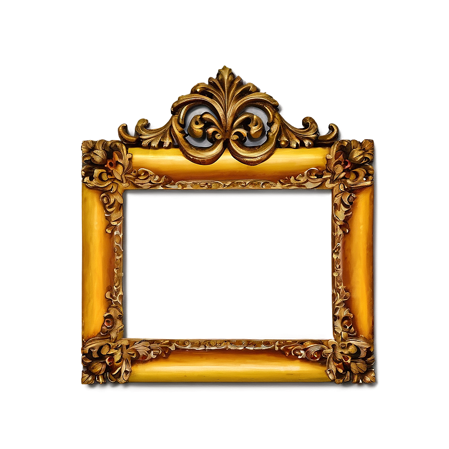 Wood Ornate Frame Png Qqb42