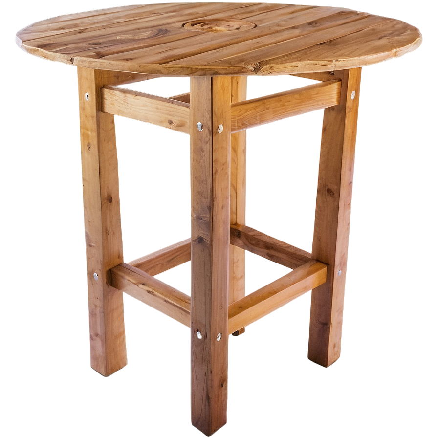 Wood Outdoor Table Png 12