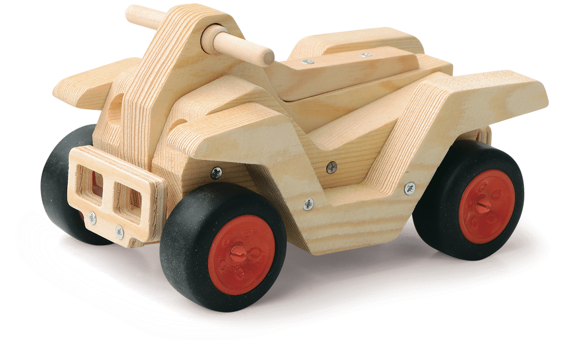 Wooden A T V Toy Model