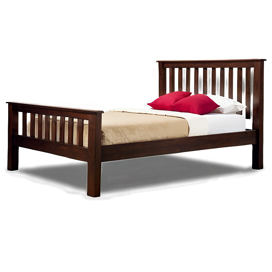 Wooden Bed Frame PNG tts12 PNG with transparent background