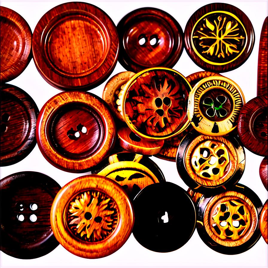 Wooden Buttons Texture PNG rvi59 PNG with transparent background