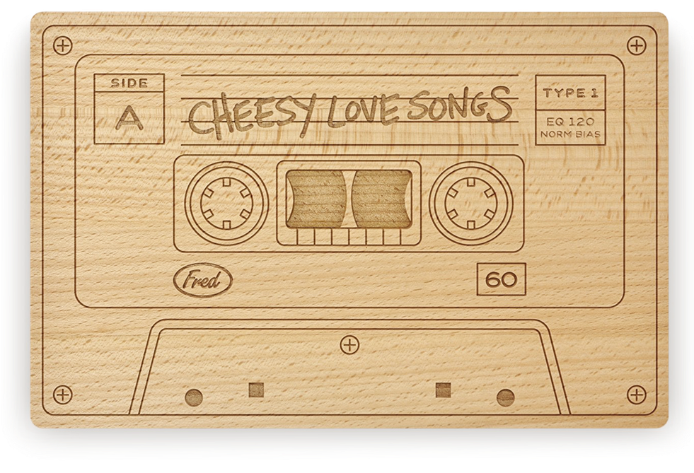 Fred Cheesy Love Songs Cassette Tape Cheese , Png Download, Transparent Png PNG with transparent background