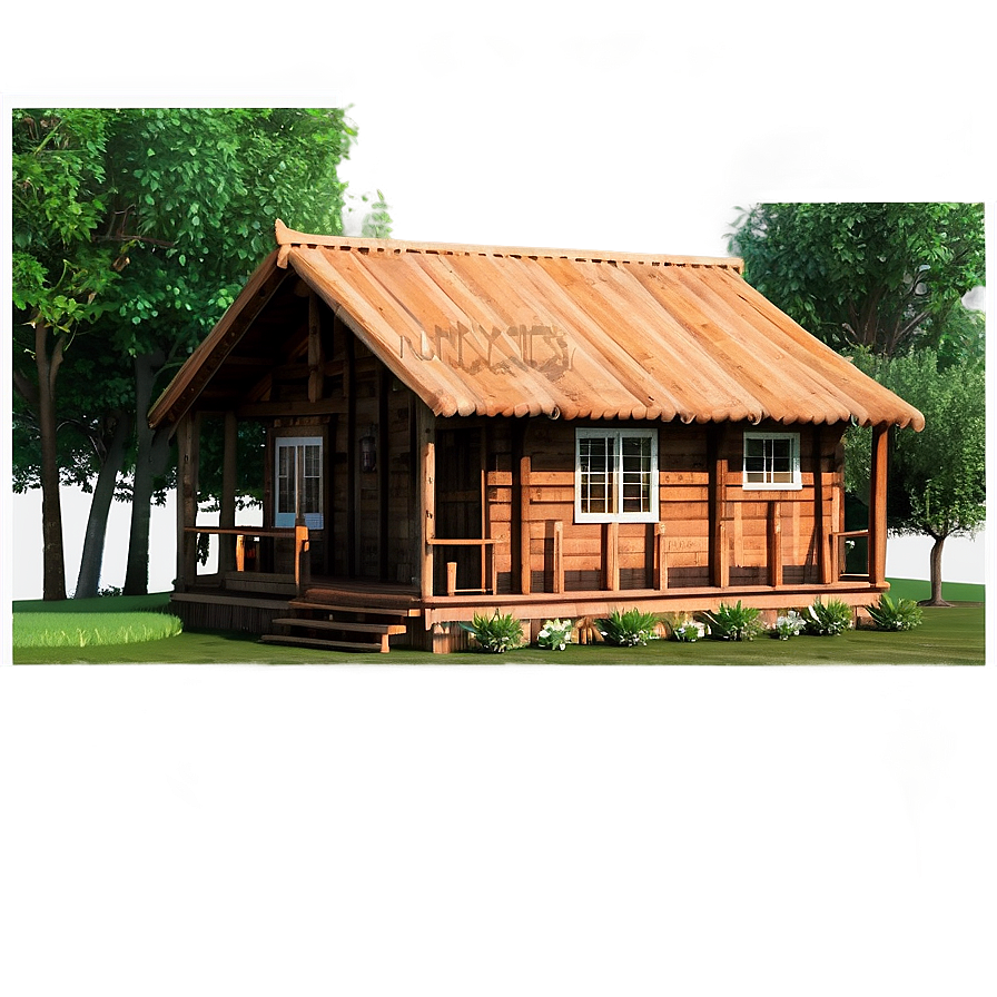 Wooden Cottage In The Woods Png 71