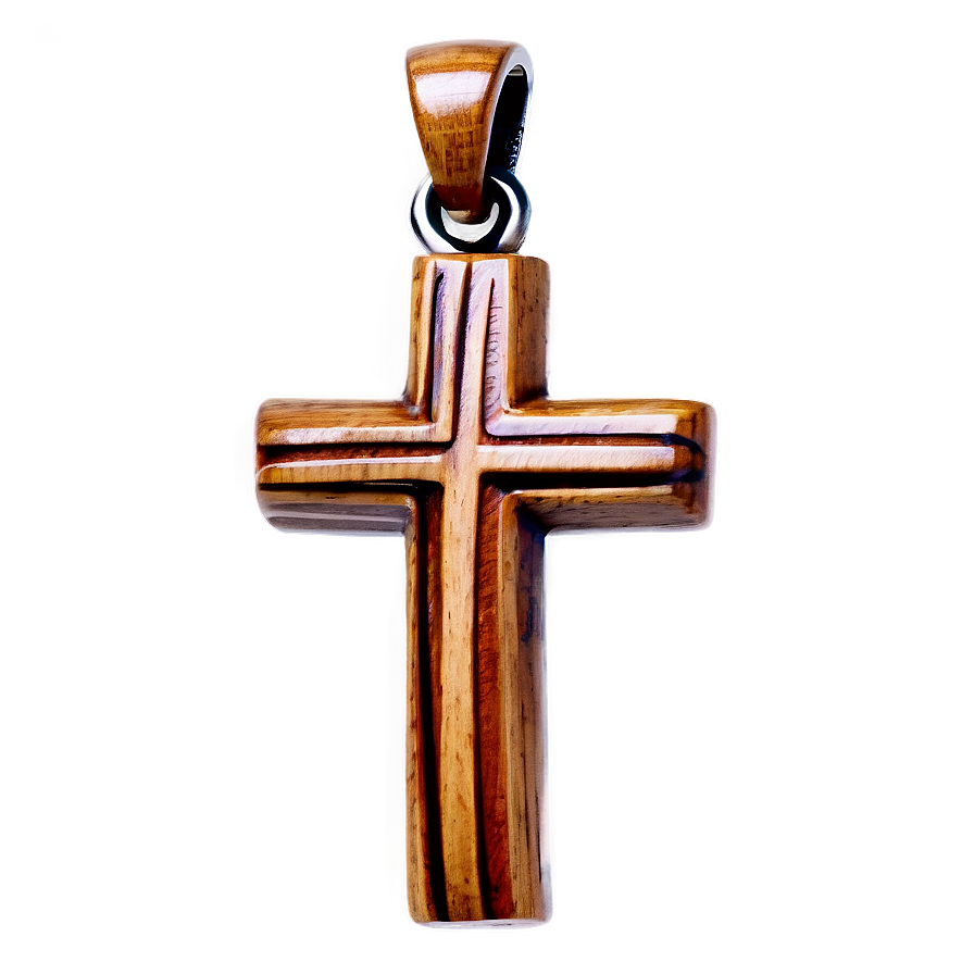 Wooden Cross Pendant Png 96