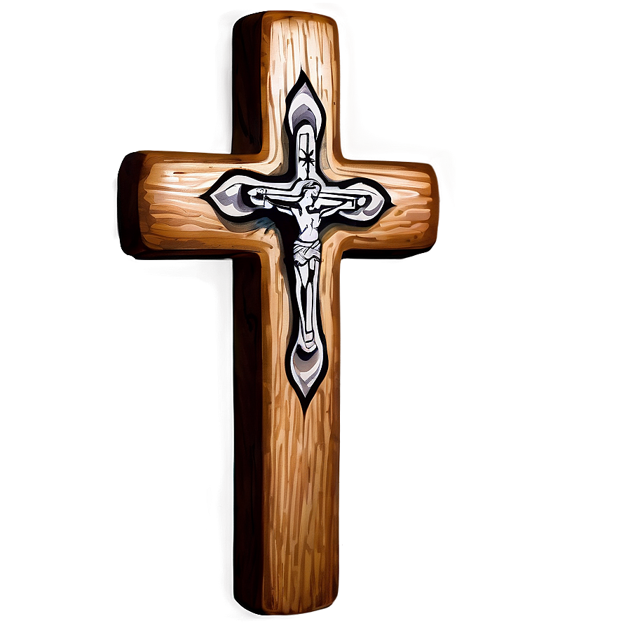 Wooden Cross Tattoo Design Png Puf