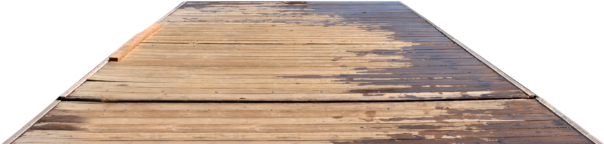 Wooden Dock Perspective View PNG with transparent background