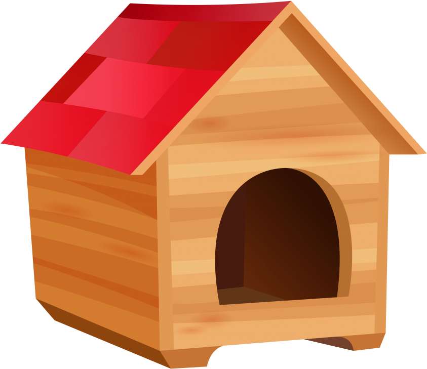 Wooden Doghouse Clipart