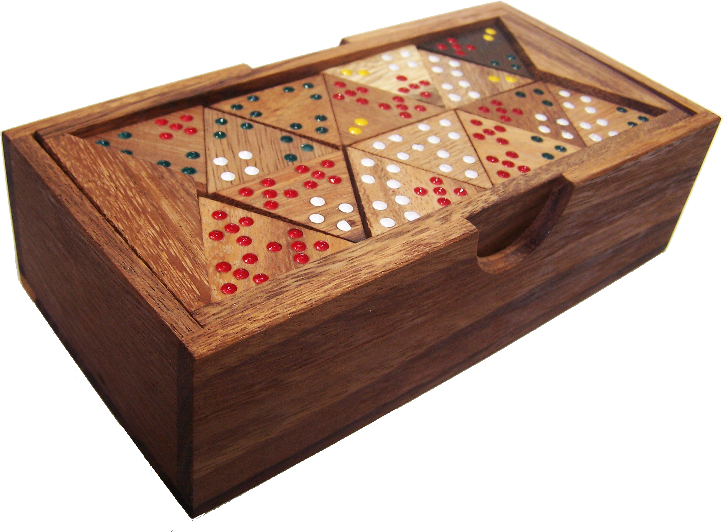 Wooden Domino Setin Box