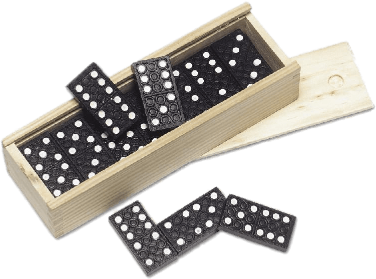 Wooden Dominoes Set