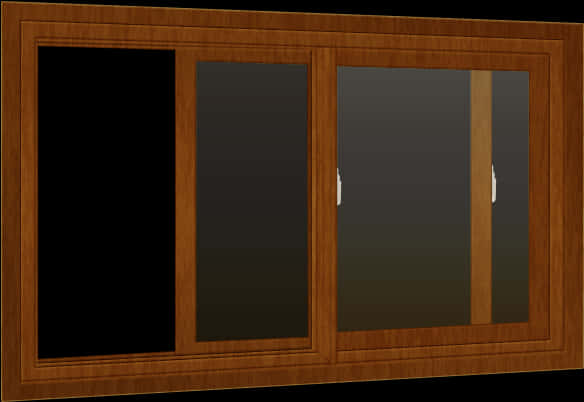 Wooden Double Pane Window