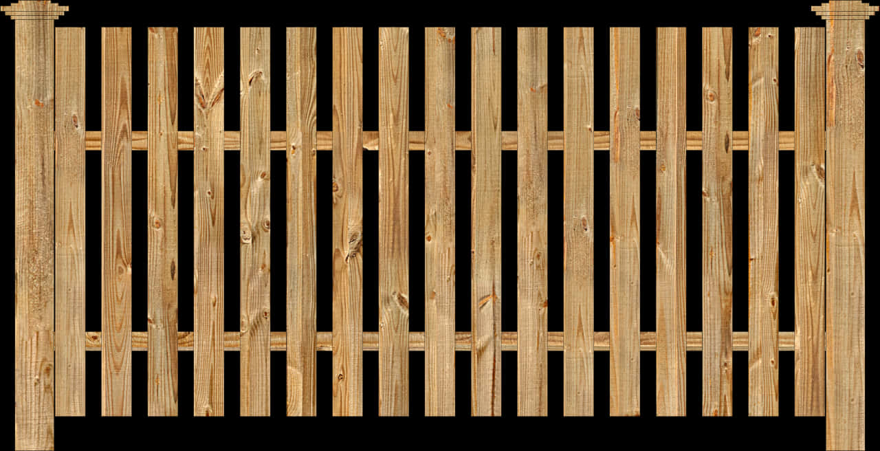 Wooden Fence Texture PNG with transparent background