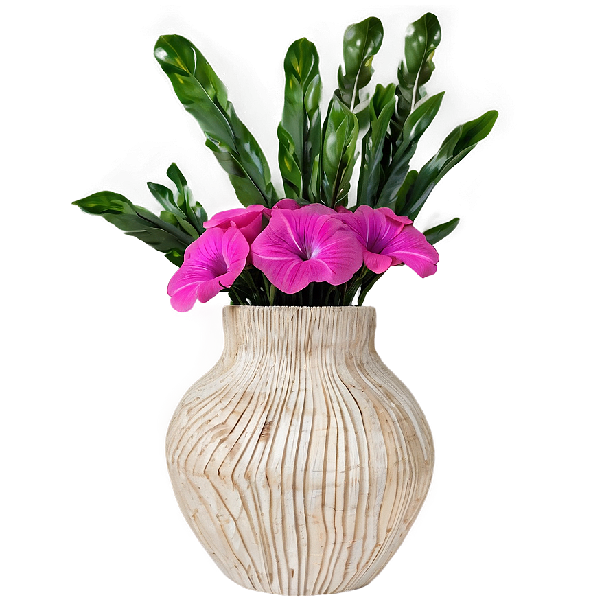 Wooden Flower Vase Png Ltj70