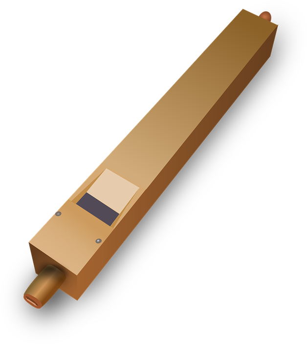 Wooden Flute Isolated