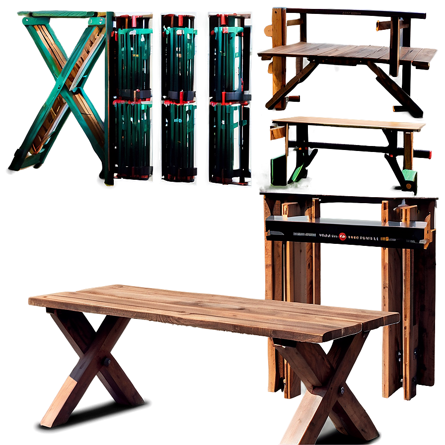 Wooden Folding Outdoor Table Png 85