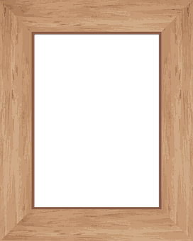 Wooden Frame Black Background