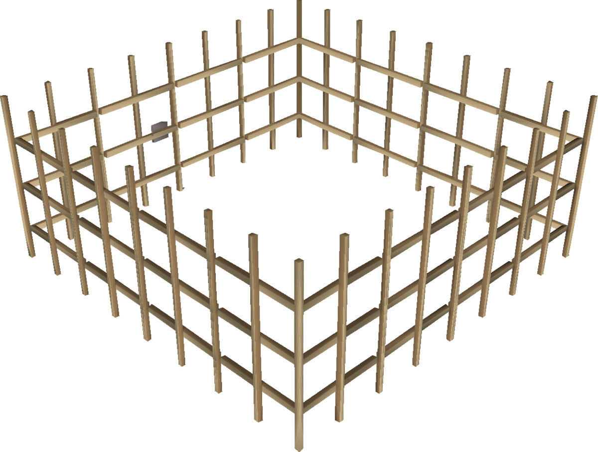 Wooden Framework Structure3 D