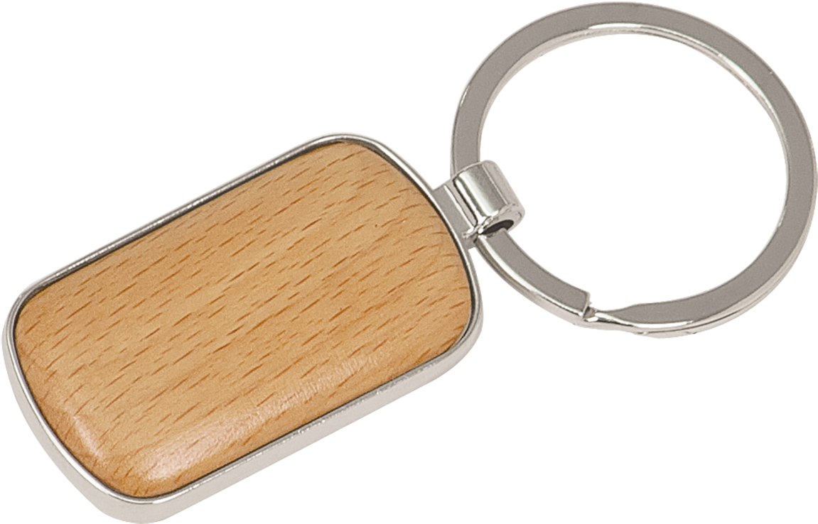 Wooden Insert Keychain