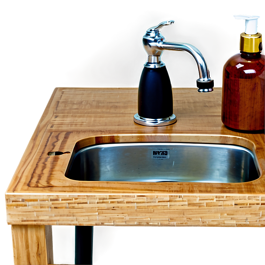 Wooden Kitchen Sink Png Ugm92