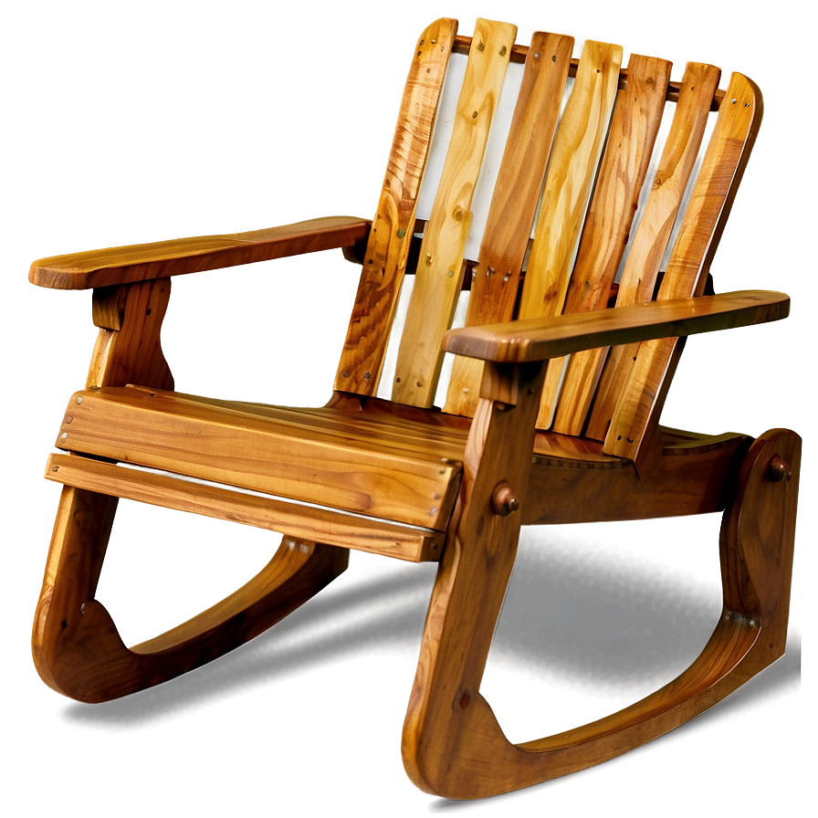 Wooden Lawn Chair Png 06132024