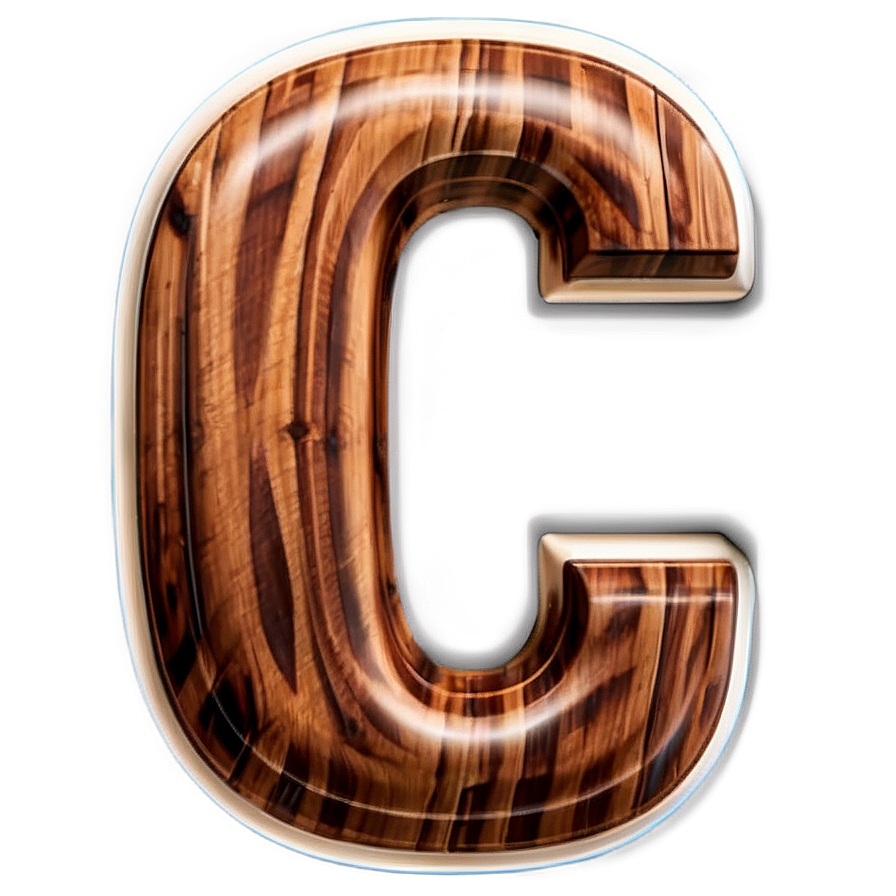 Wooden Letter C Png Rts