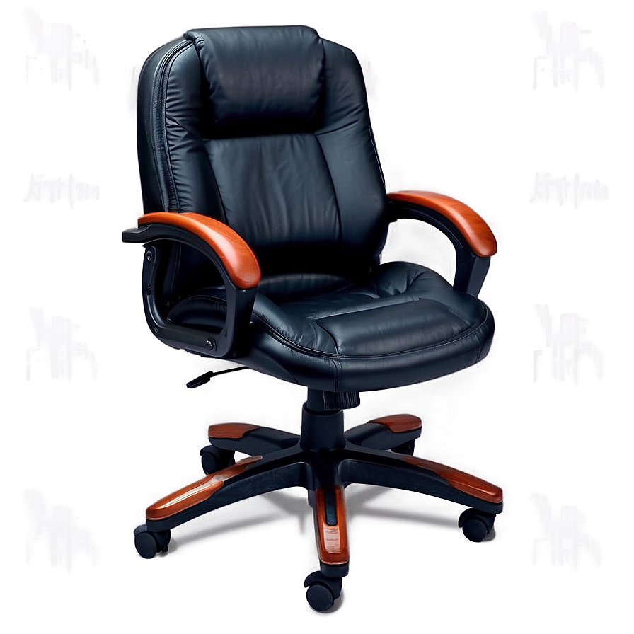 Wooden Office Chair Png 1