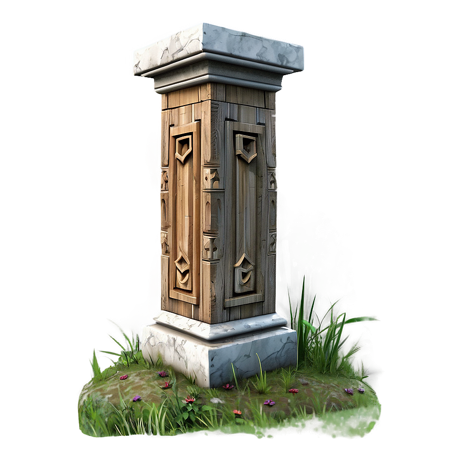 Wooden Pillar Png Tvw