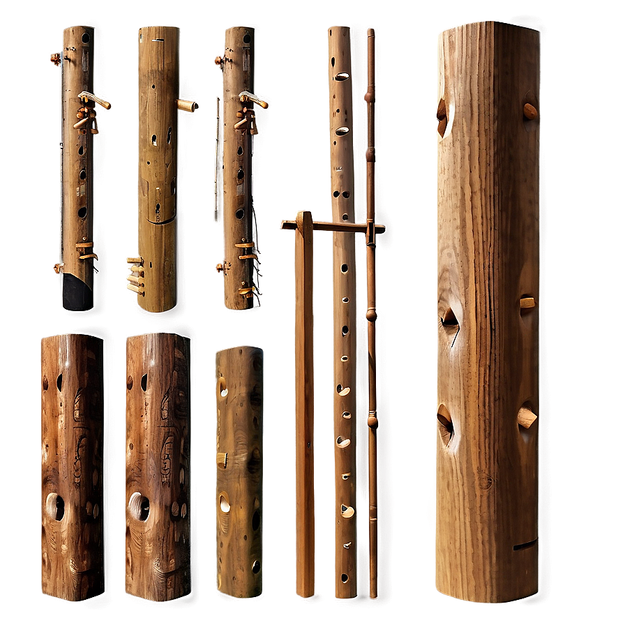 Wooden Pole Design Png 33