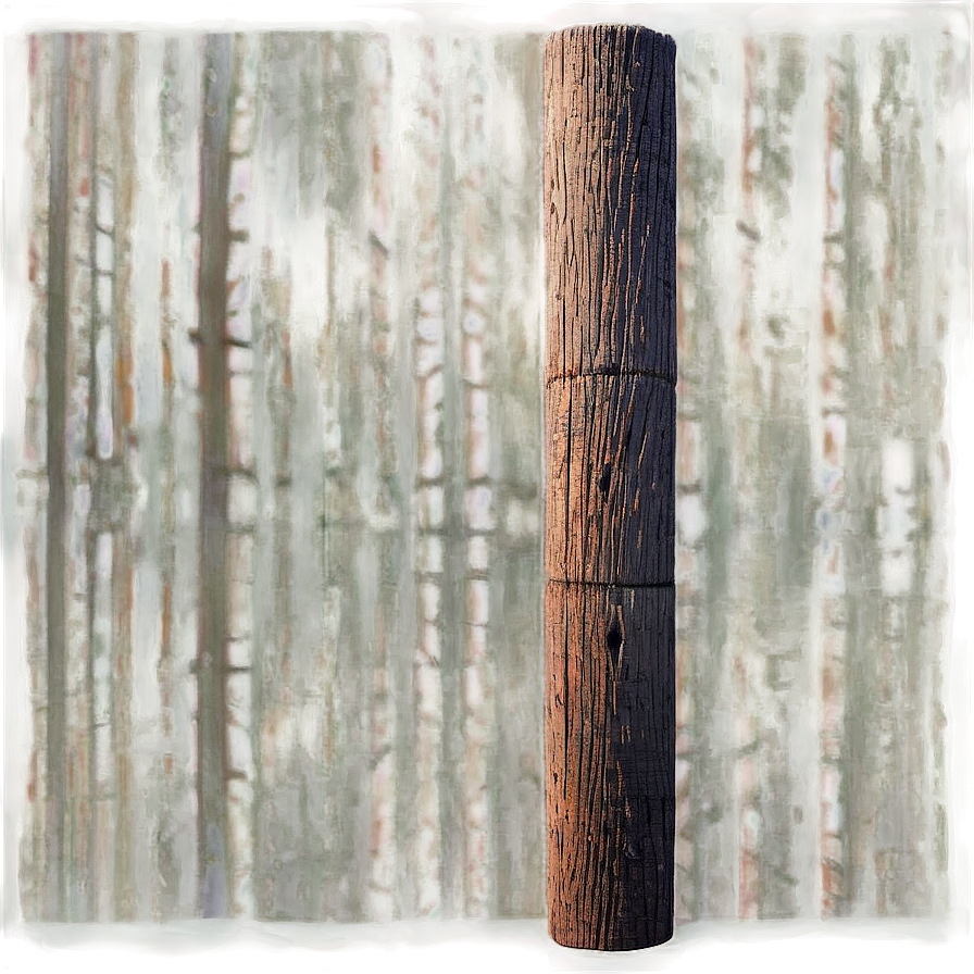 Wooden Pole Isolated Png Nra