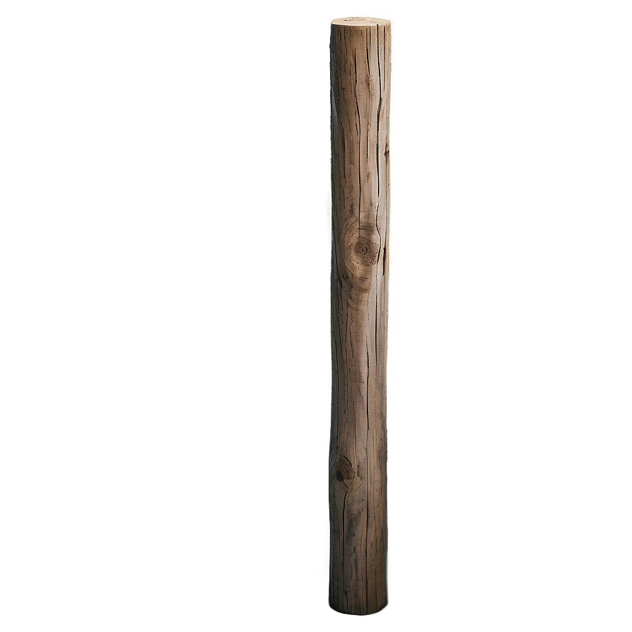 Wooden Pole Outline Png 06282024