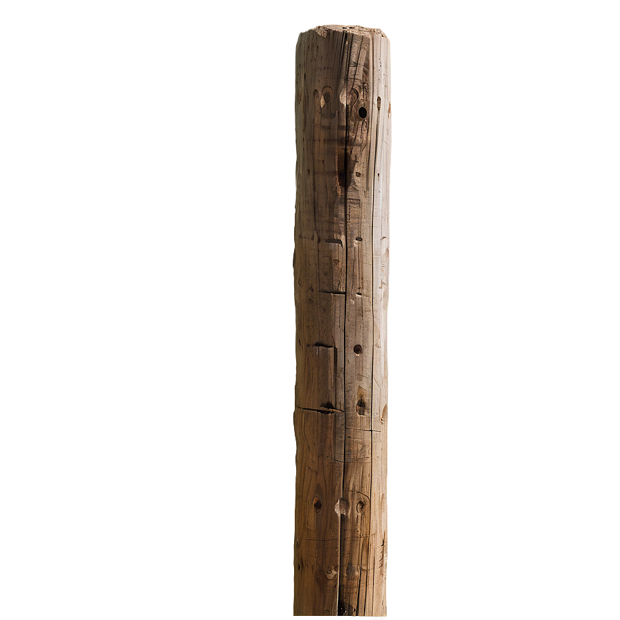 Wooden Pole Outline Png Ulr19