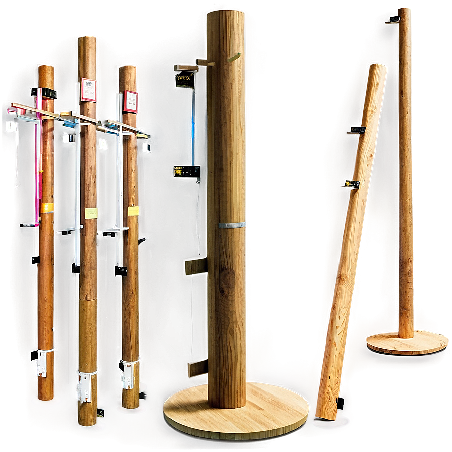 Wooden Pole Standing Png Rpa96