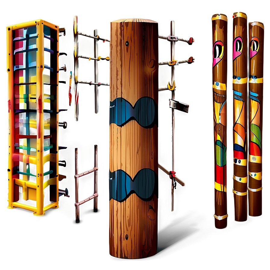 Wooden Pole Vector Png Kqu94