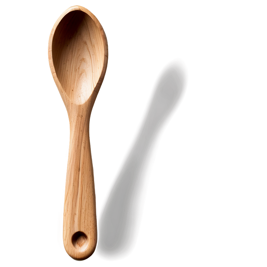 Wooden Rice Spoon Png 06132024