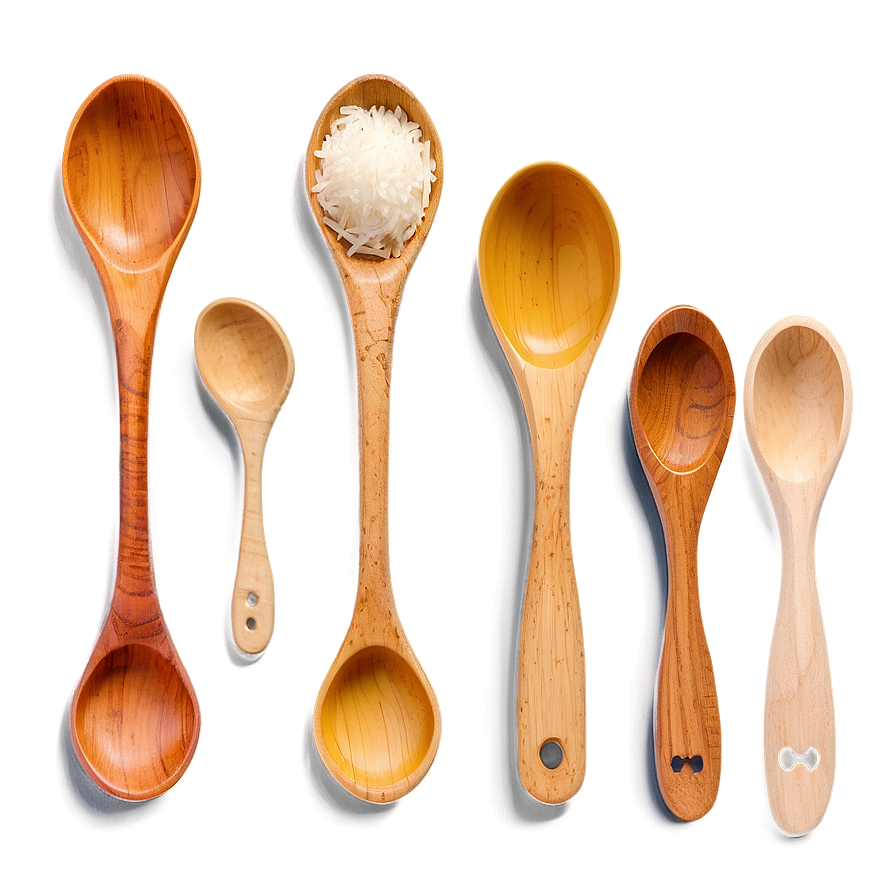 Wooden Rice Spoon Png 49