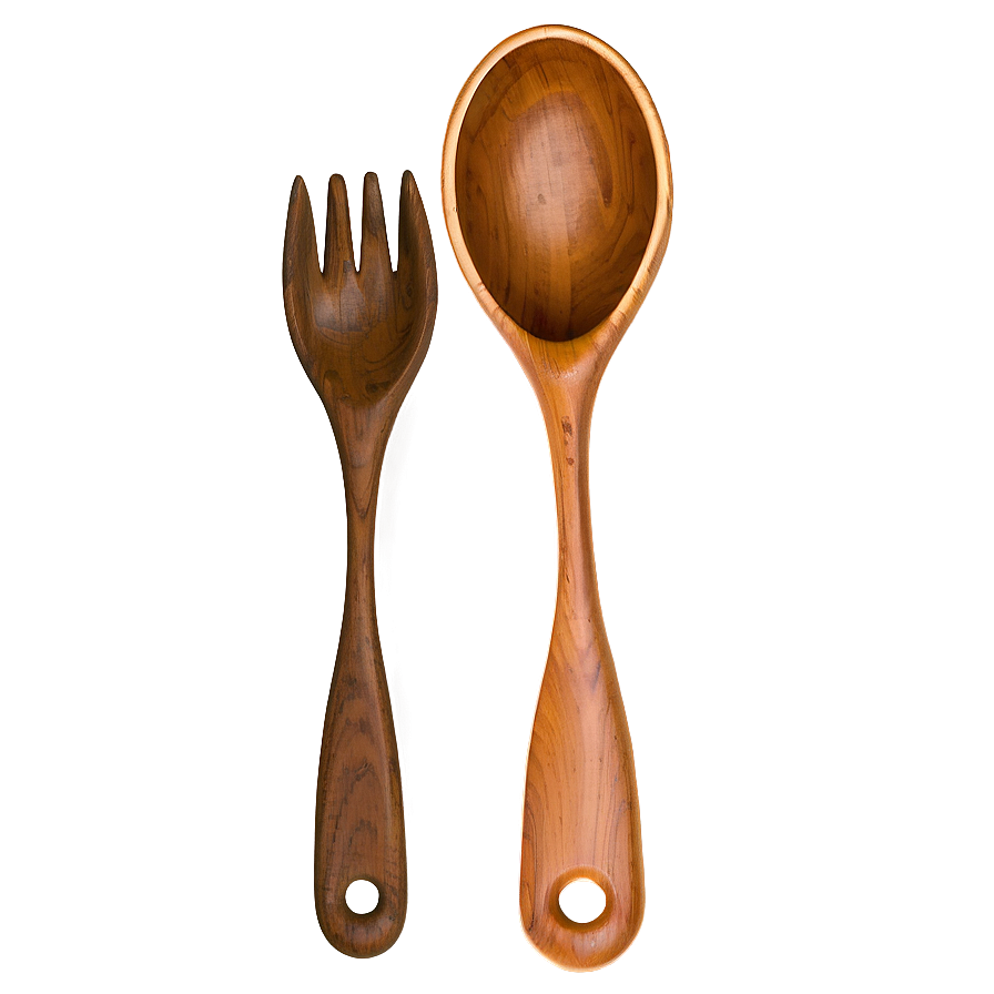 Wooden Salad Spoon Png Out