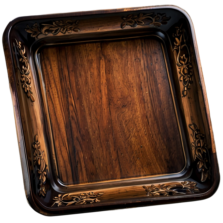 Wooden Serving Tray PNG pyl16 PNG image with a transparent background, free high-resolution download