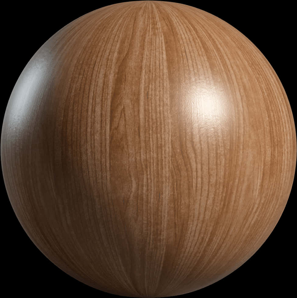 Wooden Sphere Texture Detail