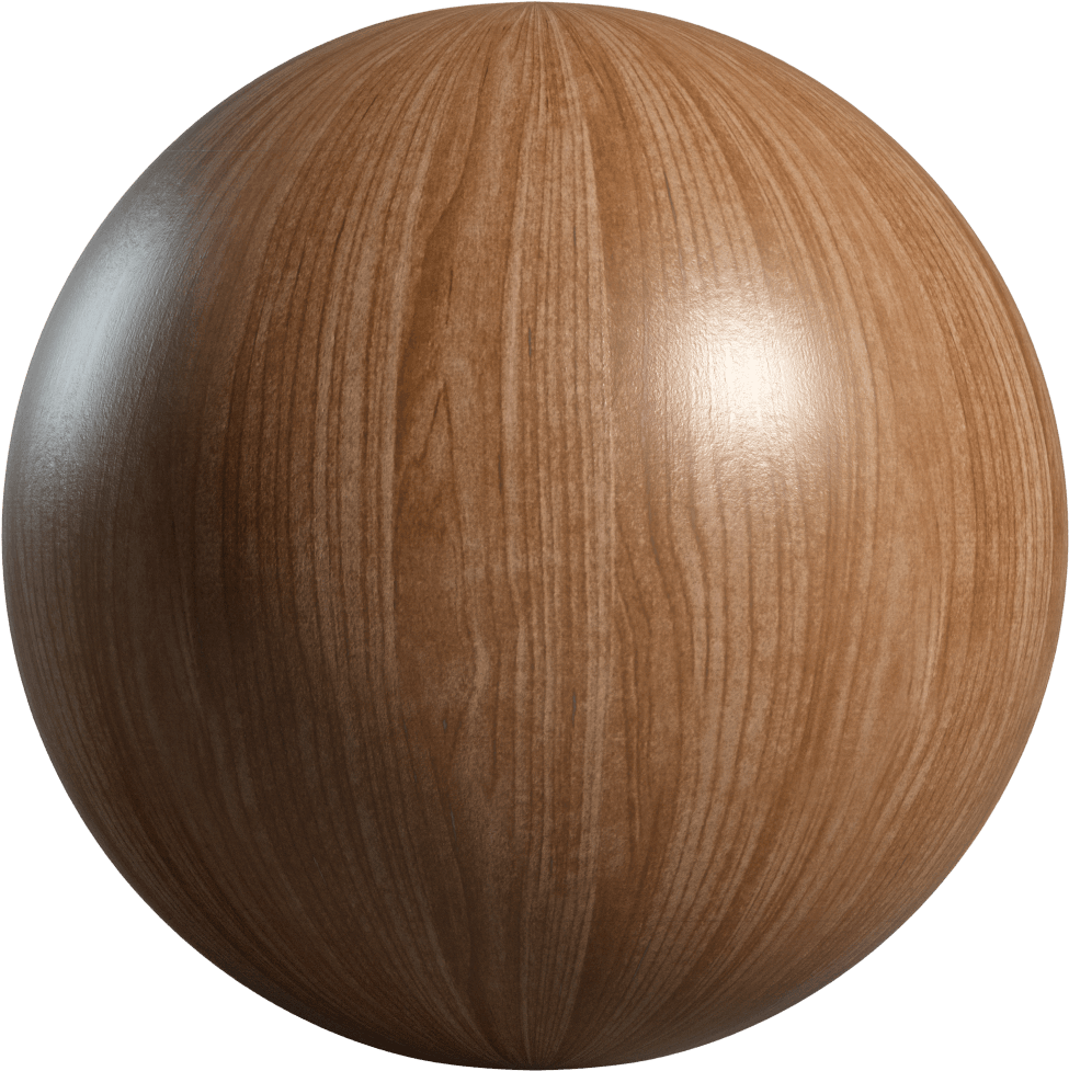 Wooden Sphere Texture Showcase