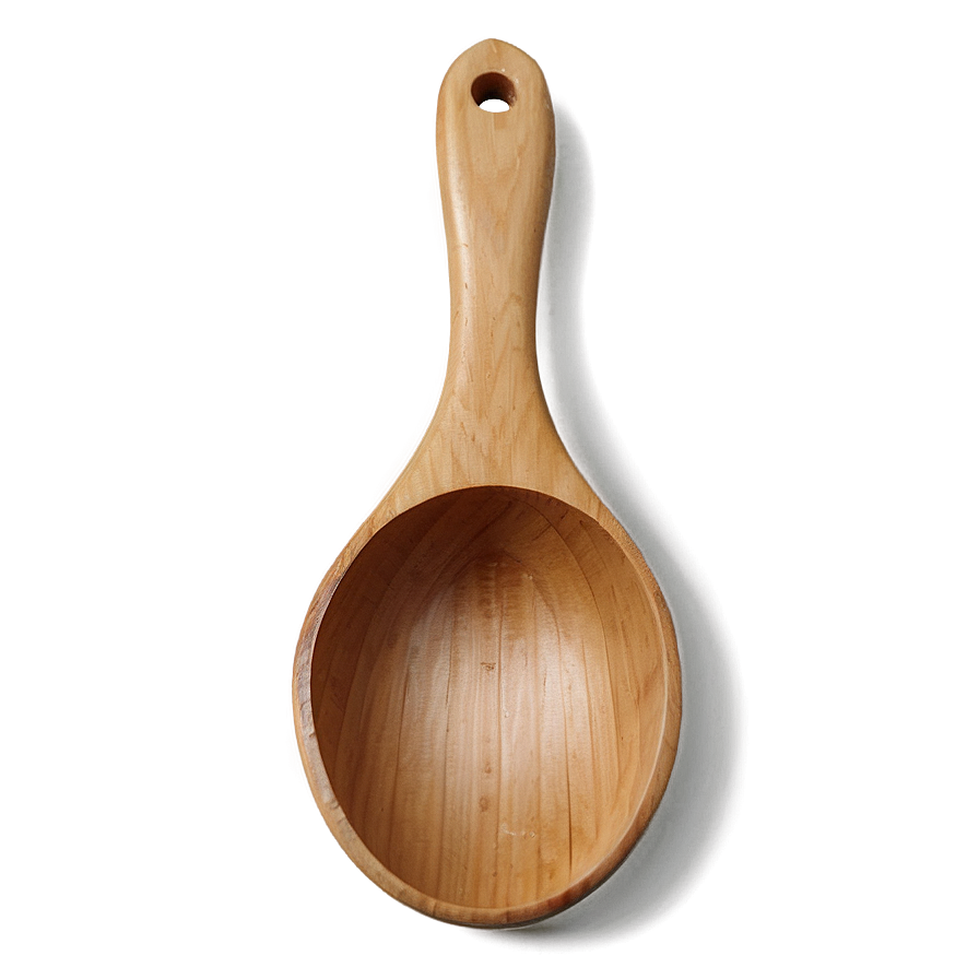 Wooden Spoon With Hole Png Fsh32