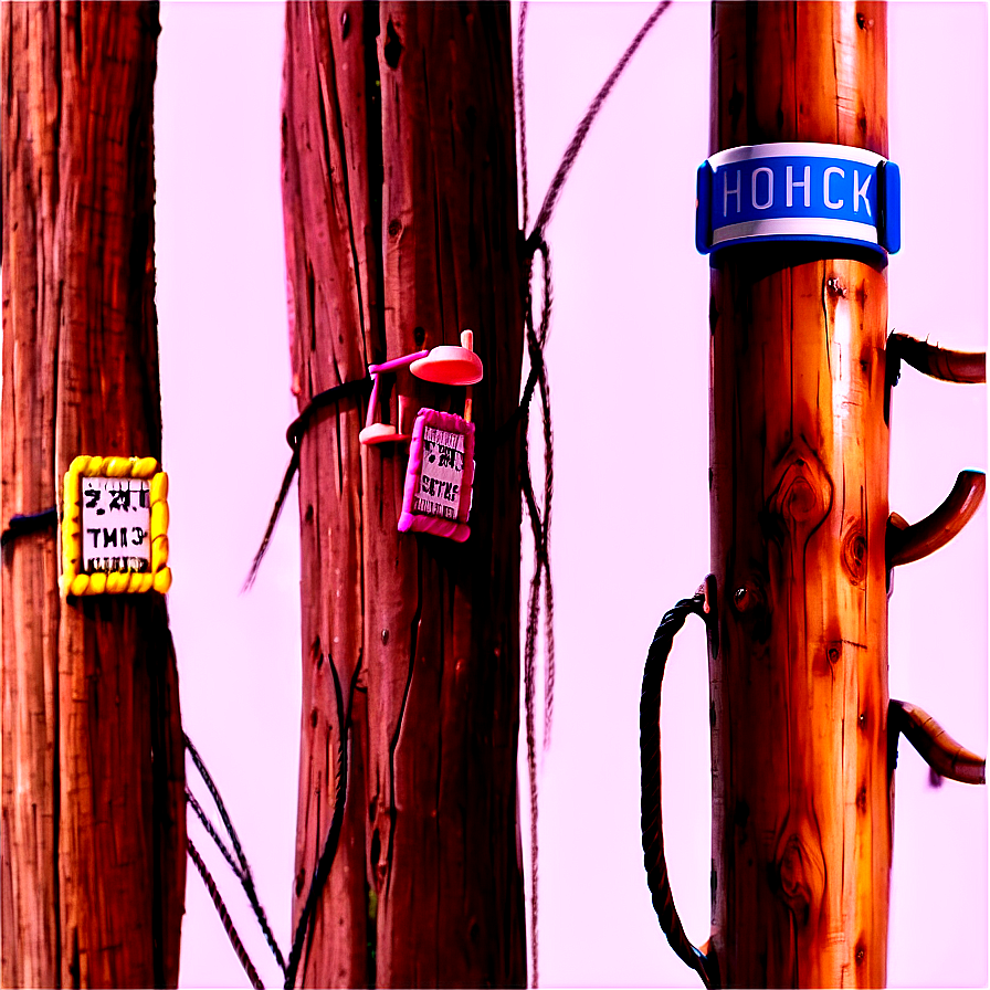 Wooden Telephone Pole Png 06132024